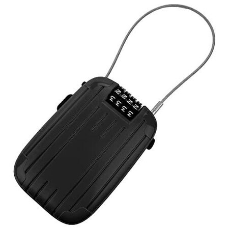 Propel Paddle Retractable Combination Cable Lock, Black, 7' SLPG54541